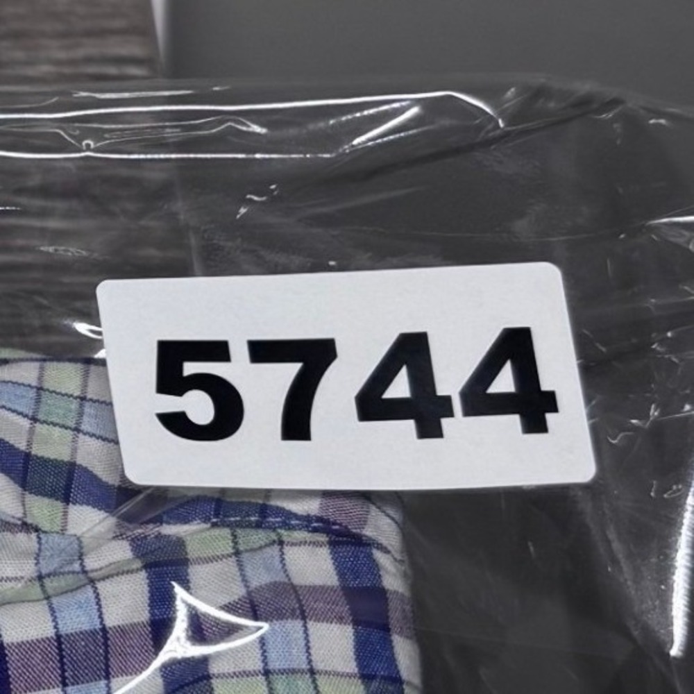 Peter Millar Button Down Shirt Mens L Blue Green Plaid 100% Cotton Preppy - Picture 8 of 8